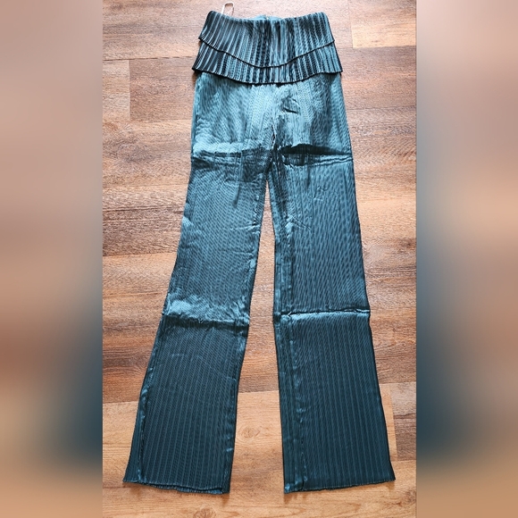 Andrea Iyamah Linea Pants In Forest Green S - Picture 1 of 9